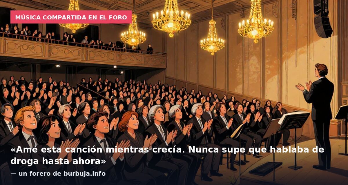Música compartida en el foro: «Amé esta canción mientras crecía. Nunca supe que hablaba de droga hasta ahora» — un forero de burbuja.info