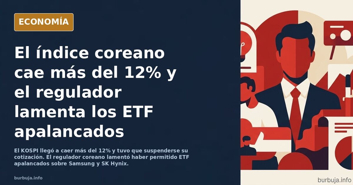 Guanos días: batacazo del índice coreano -12%