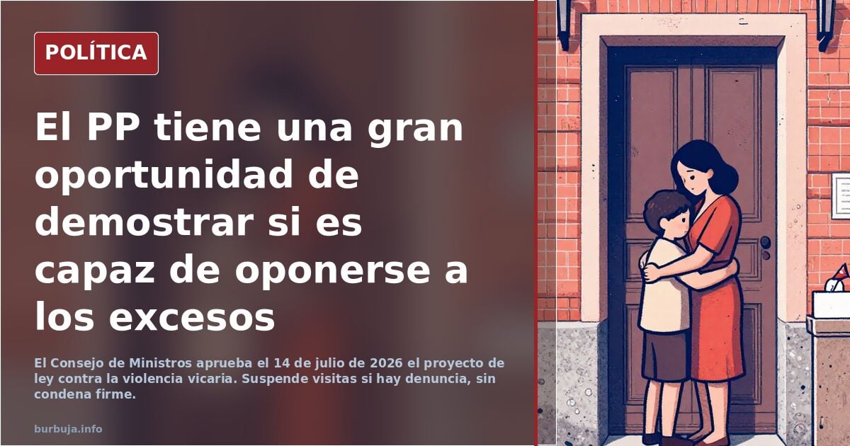 El PP tiene una gran oportunidad de demostrar si es capaz de oponerse a los excesos feministas del gobierno.
