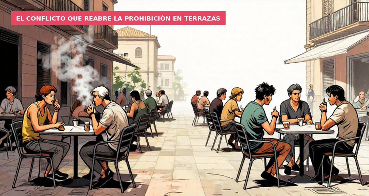 El conflicto que reabre la prohibición en terrazas