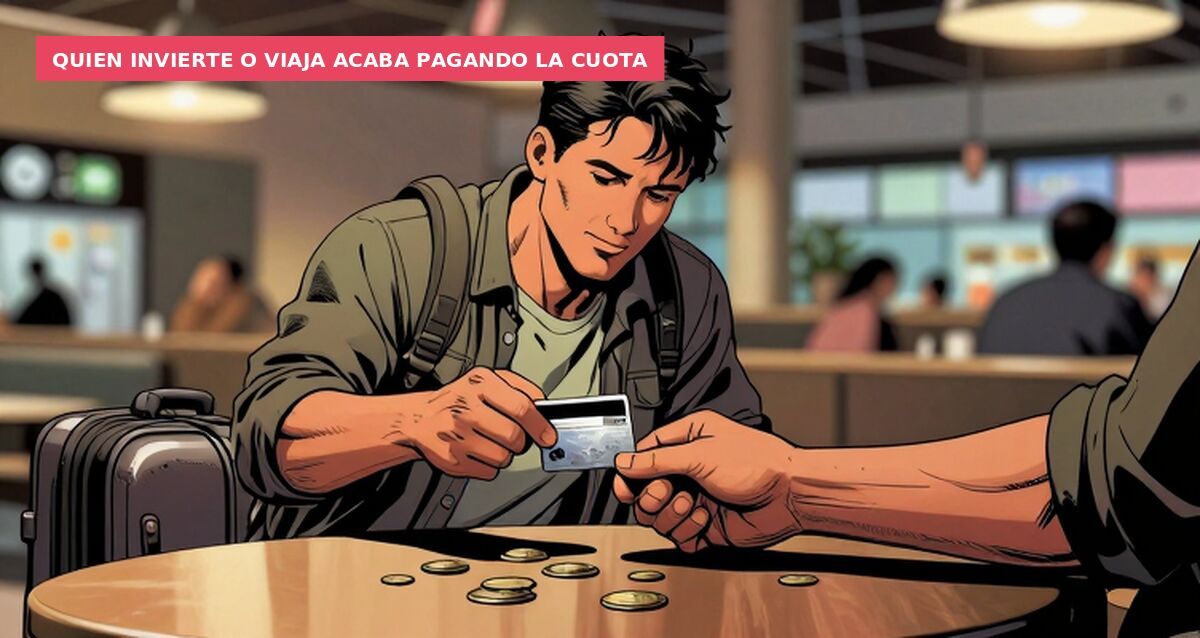 Quien invierte o viaja acaba pagando la cuota