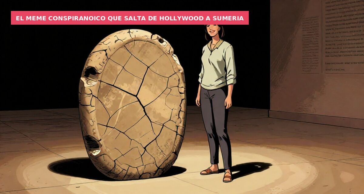 El meme conspiranoico que salta de Hollywood a Sumeria
