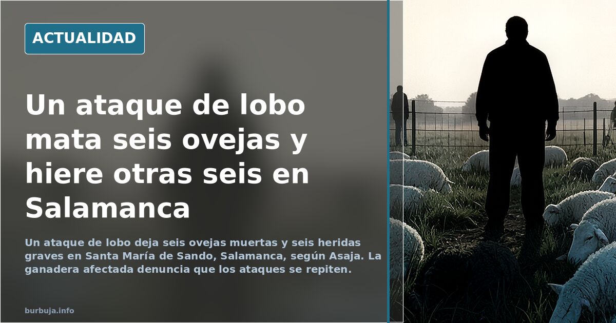 El lobo sigue matando animales que limpian el monte y previenen incendios