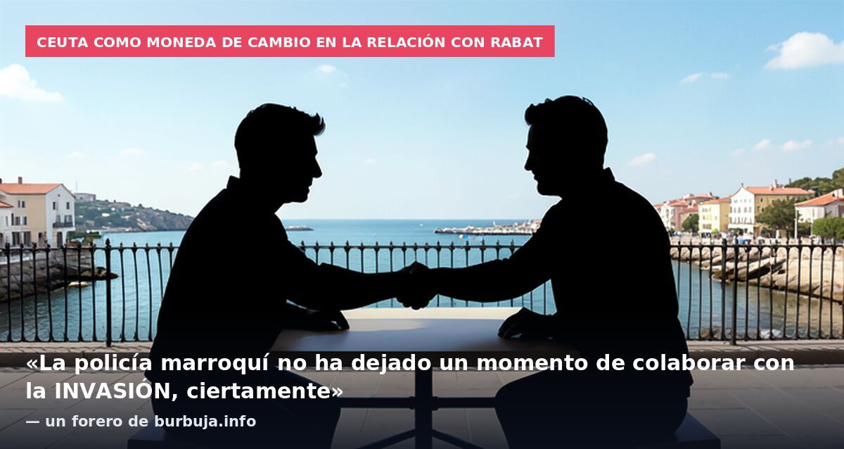Ceuta como moneda de cambio en la relación con Rabat: «La policía marroquí no ha dejado un momento de colaborar con la INVASIÓN, ciertamente» — un forero de burbuja.info