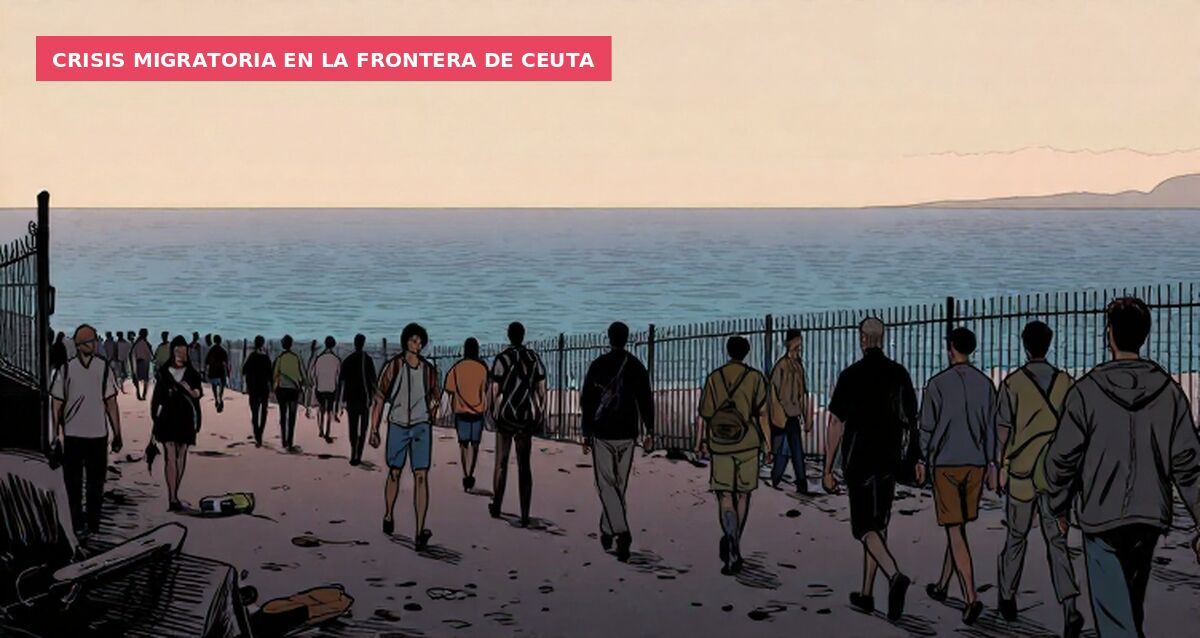 Crisis migratoria en la frontera de Ceuta