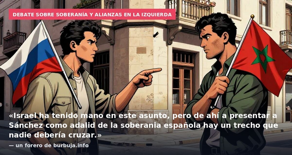 Esto sois los que ponéis la postura sobre Israel por encima de todo a la hora de analizar un movimiento politico