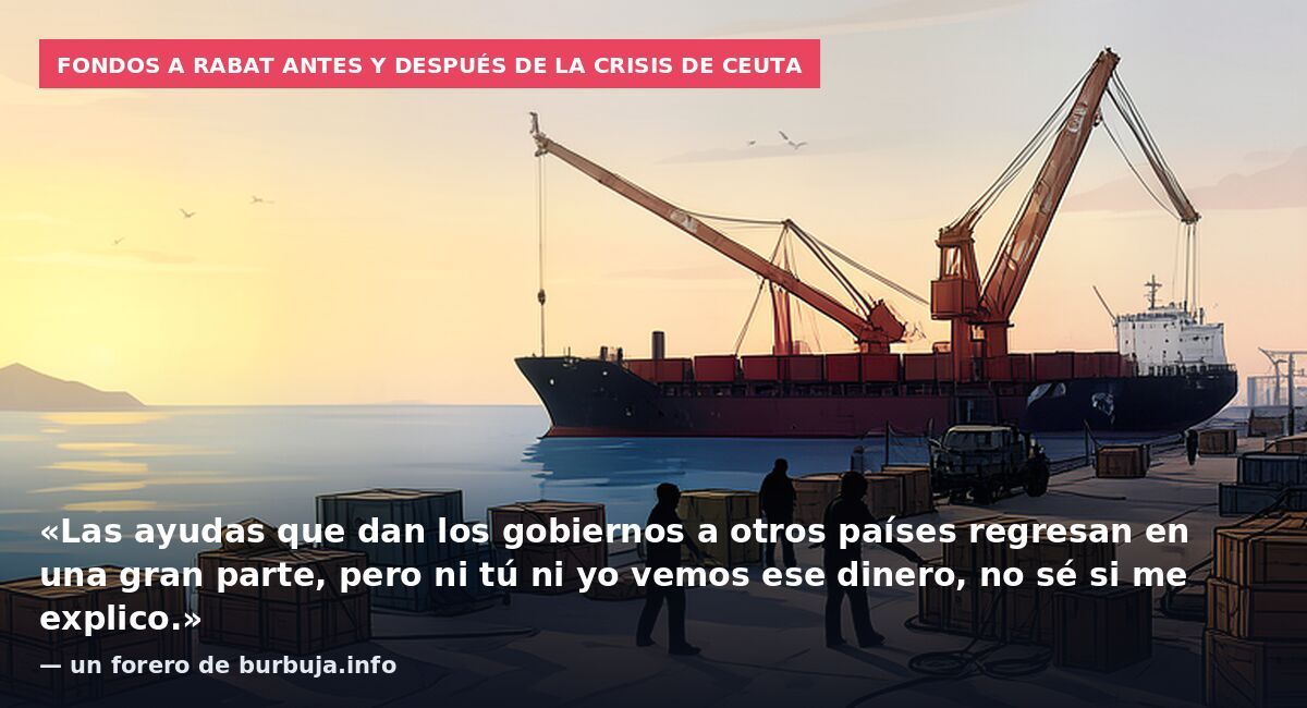 «Que quiten las ayudas a Marruecos y se las den a Ceuta»: los más de 200 millones regalados por Sánchez a Rabat y los 800 que le ha prometido