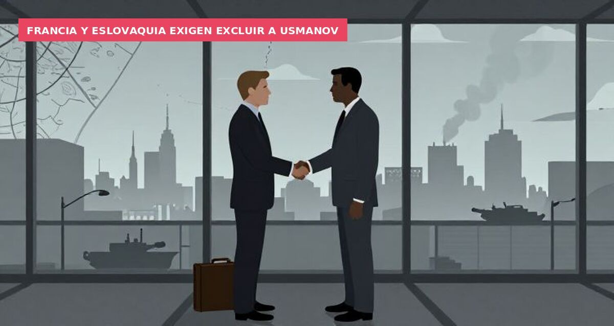 Francia y Eslovaquia exigen excluir a Usmanov