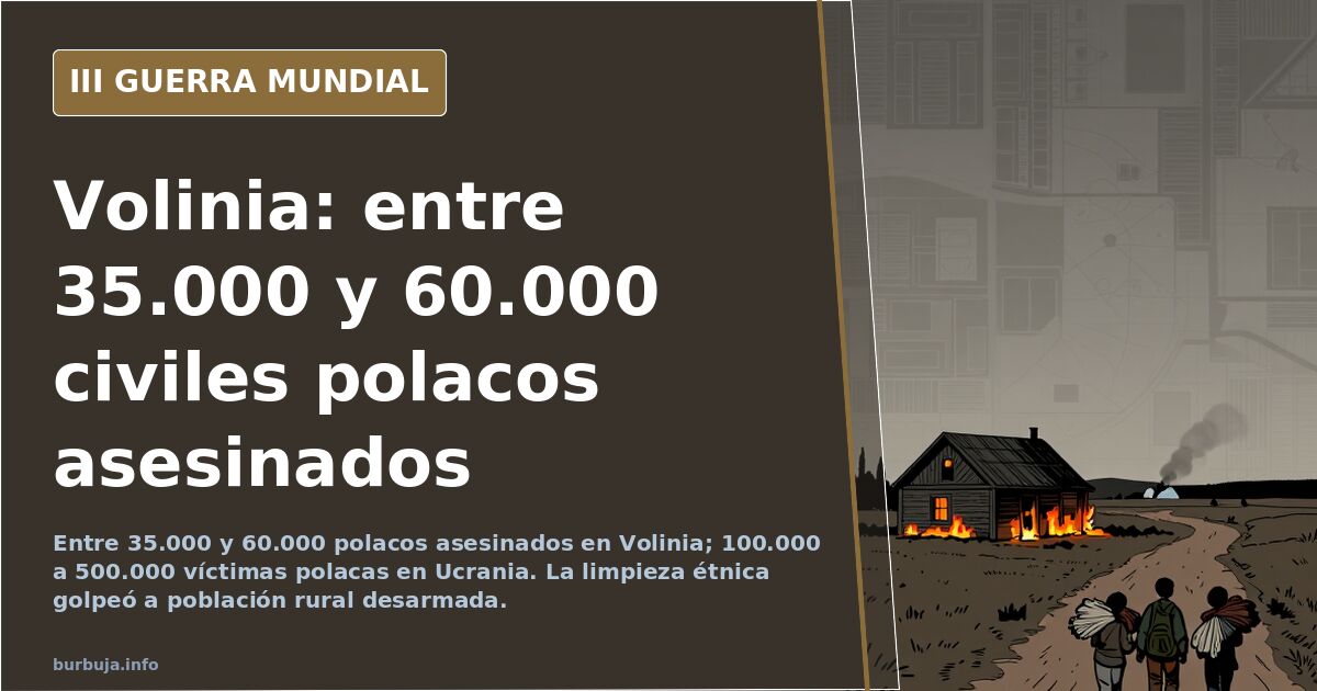 En el oeste de Ucrania hubo una limpieza étnica brutal de polacos