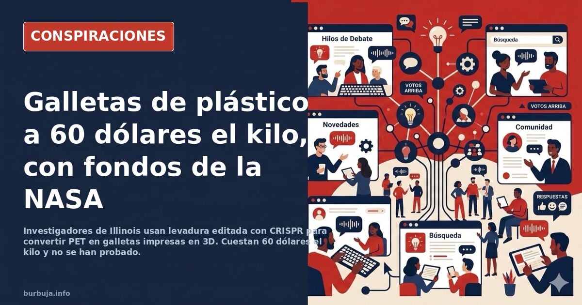 Los científicos están desarrollando "galletas" a partir de residuos plásticos para alimentar a las masas