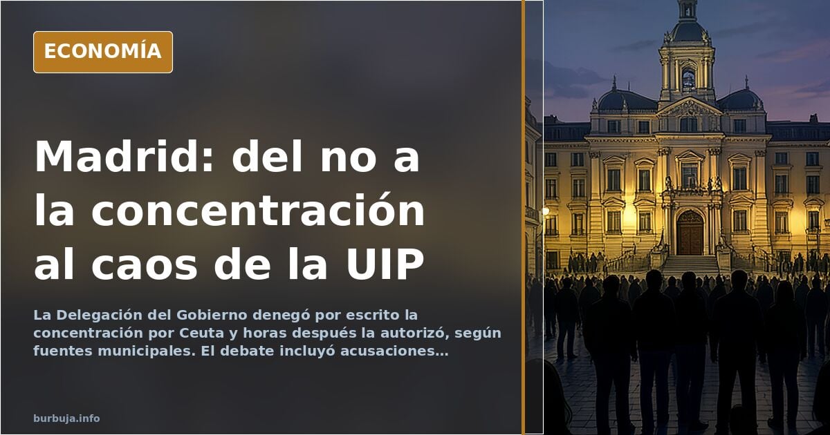 Madrid Govt Denies Ceuta Protest, Then Approves It