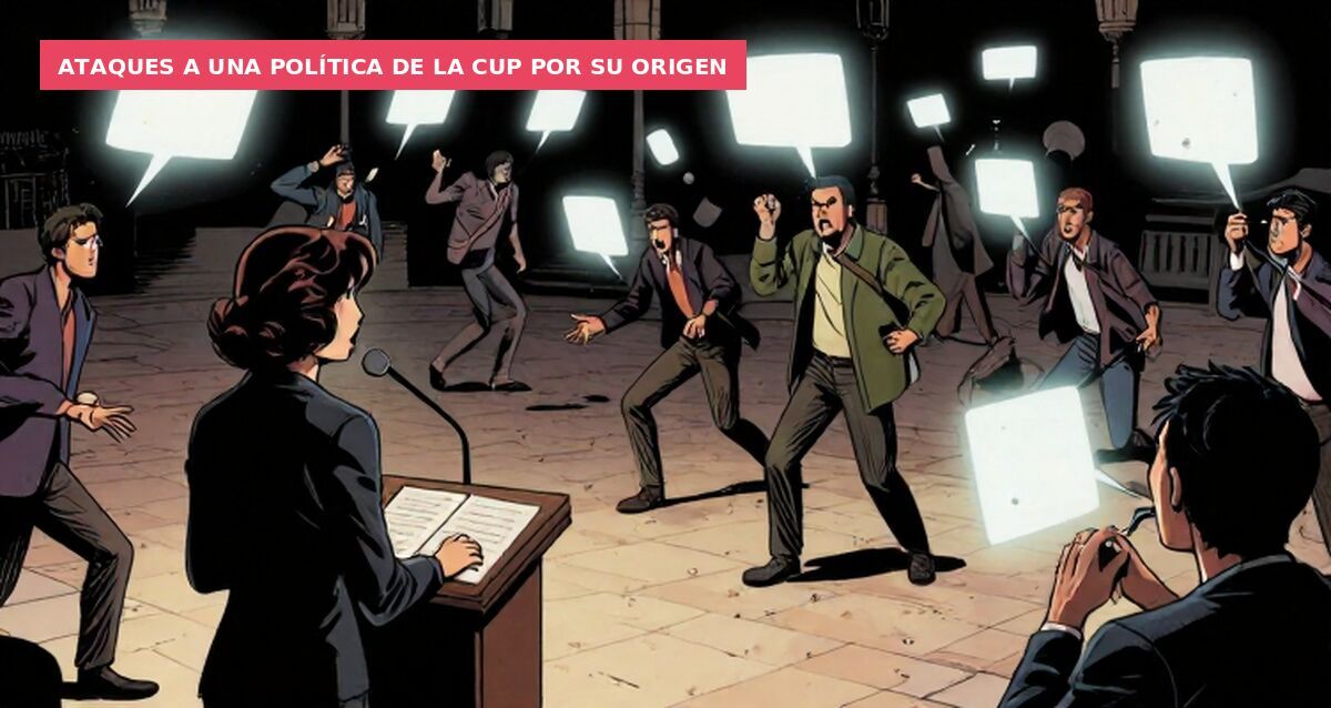 Ataques a una política de la CUP por su origen