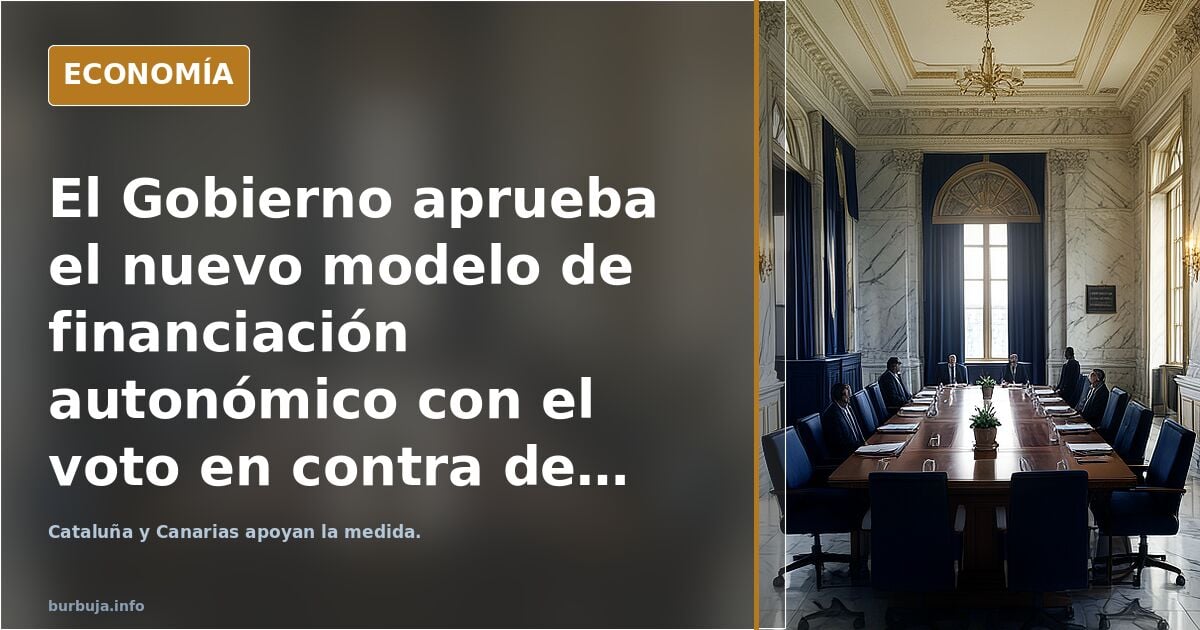 El Gobierno aprueba el nuevo modelo de financiación autonómico con el voto en contra de 15 de las 17 CCAA