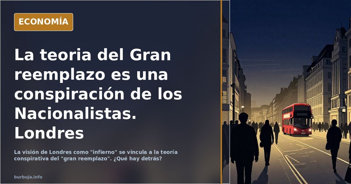La teoria del Gran reemplazo es una conspiración  de los Nacionalistas. Londres