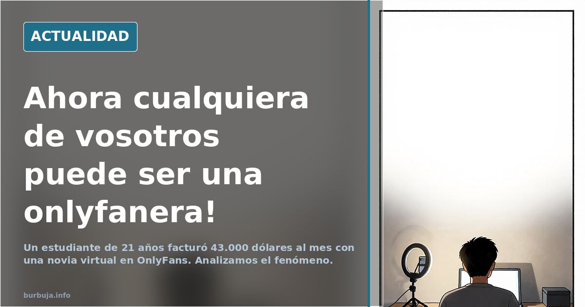Ahora cualquiera de vosotros puede ser una onlyfanera!