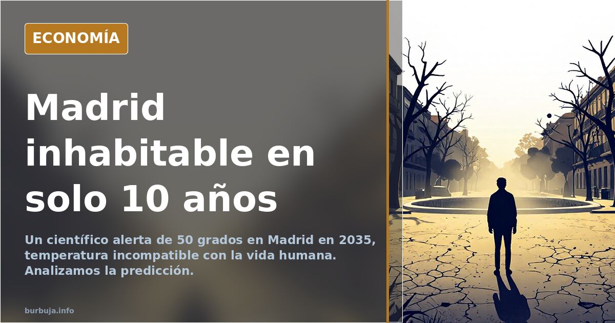 Madrid inhabitable en solo 10 años