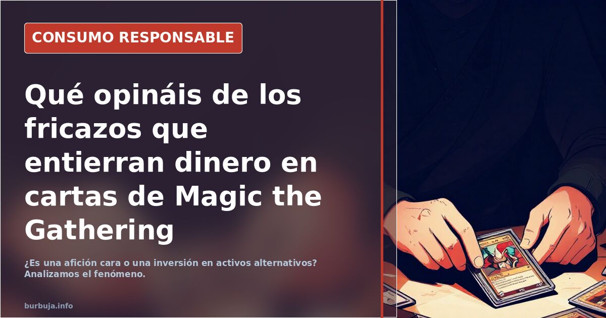 Qué opináis de los fricazos que entierran dinero en cartas de Magic the Gathering