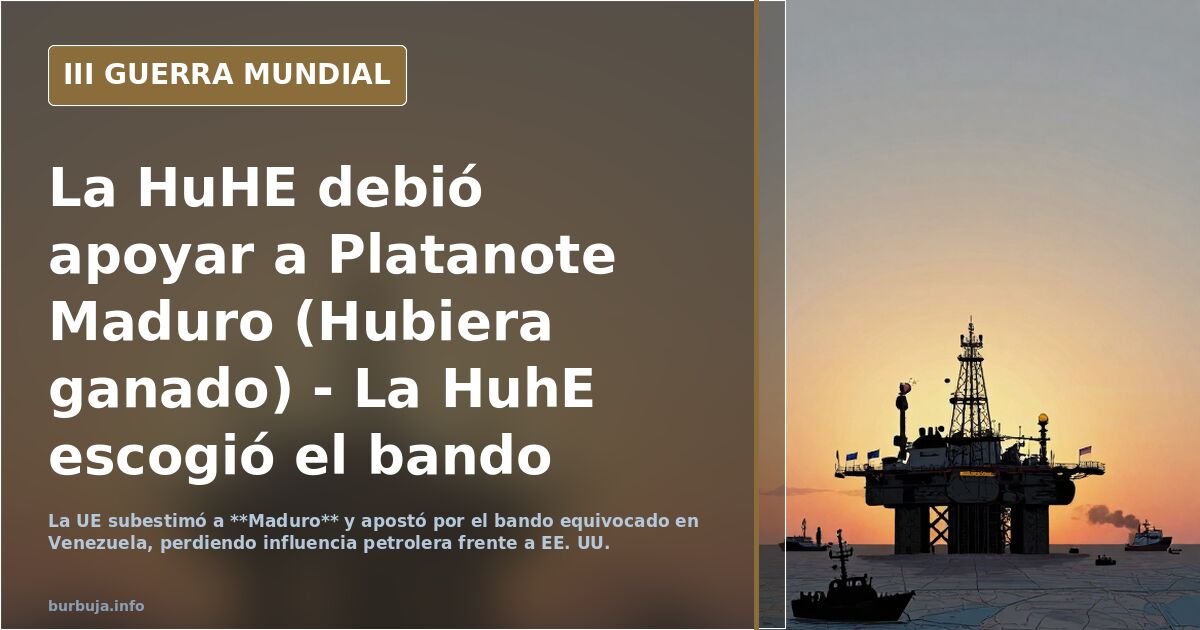 La HuHE debió apoyar a Platanote Maduro (Hubiera ganado) - La HuhE escogió el bando perdedor en mi selva