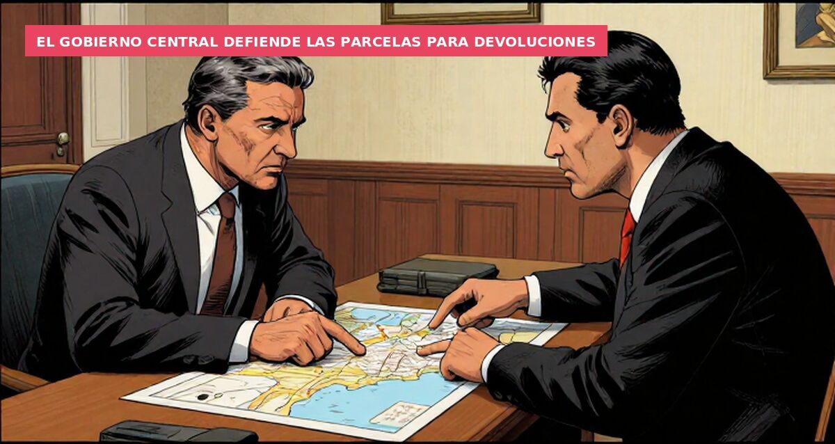 El Gobierno central defiende las parcelas para devoluciones