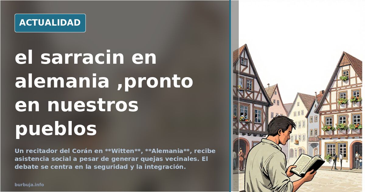 el sarracin en alemania ,pronto en nuestros pueblos