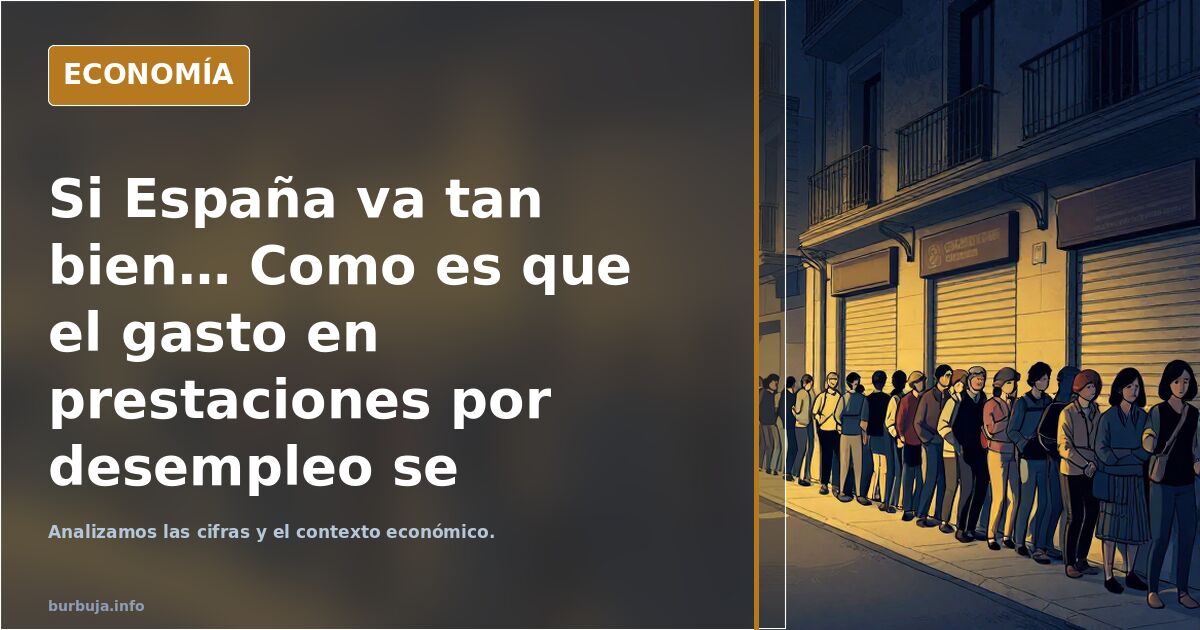 si España va tan bien… como es que el gasto en prestaciones por desempleo se dispara a niveles de 2013??