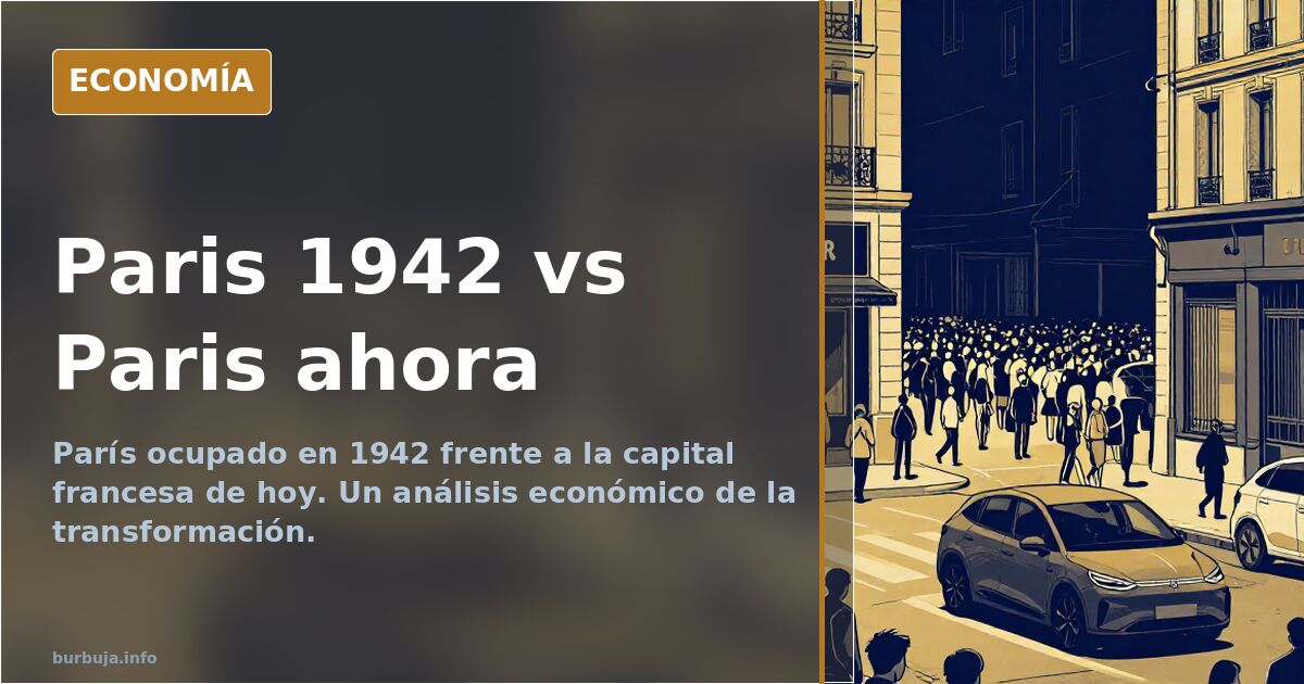 Paris 1942 vs Paris ahora