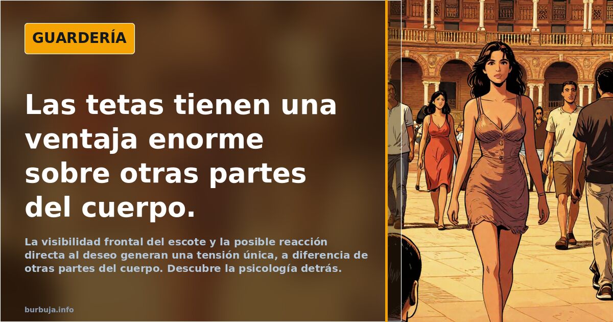 Las tetas tienen una ventaja enorme sobre otras partes del cuerpo.