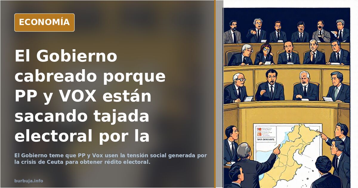 El Gobierno cabreado porque PP y VOX están sacando tajada electoral por la invasión de Ceuta