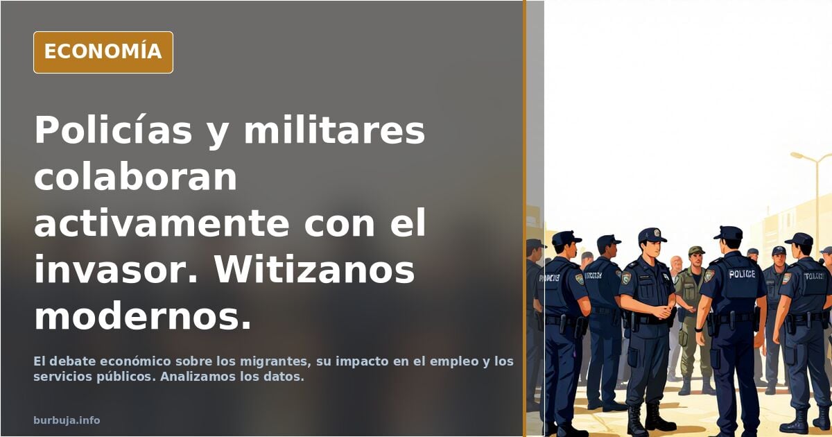 Policías y militares colaboran activamente con el invasor. Witizanos modernos.
