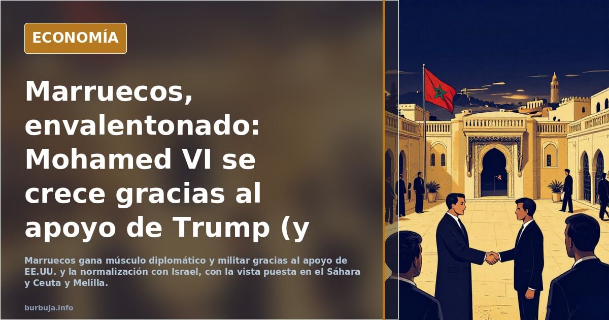 Marruecos, envalentonado: Mohamed VI se crece gracias al apoyo de Trump (y de Israel)