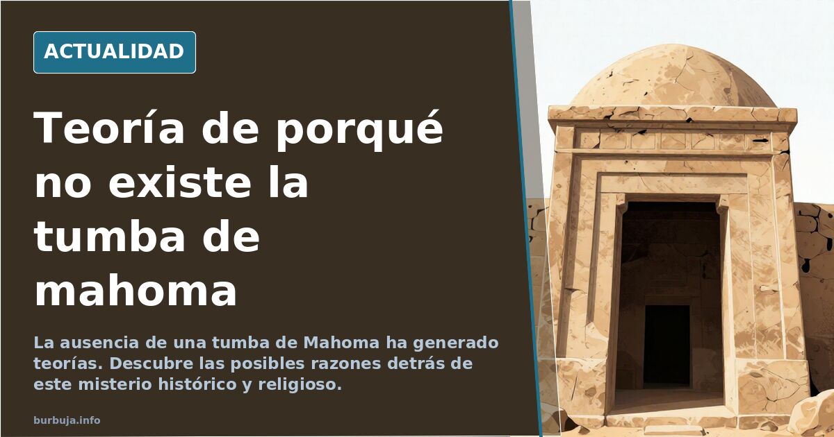 Teoría de porqué no existe la tumba de mahoma