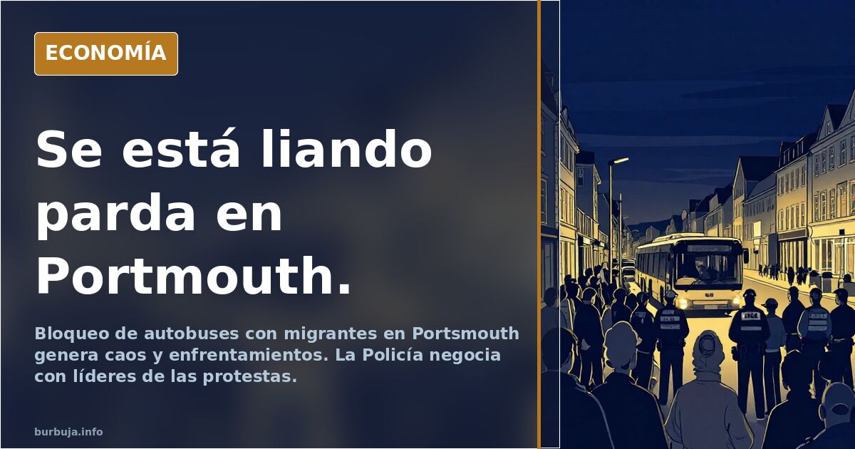 Se está liando parda en Portmouth.