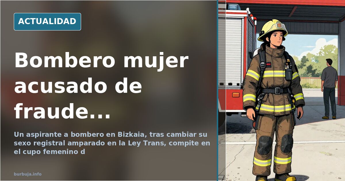 Bombero mujer acusado de fraude: ¿qué está pasando?