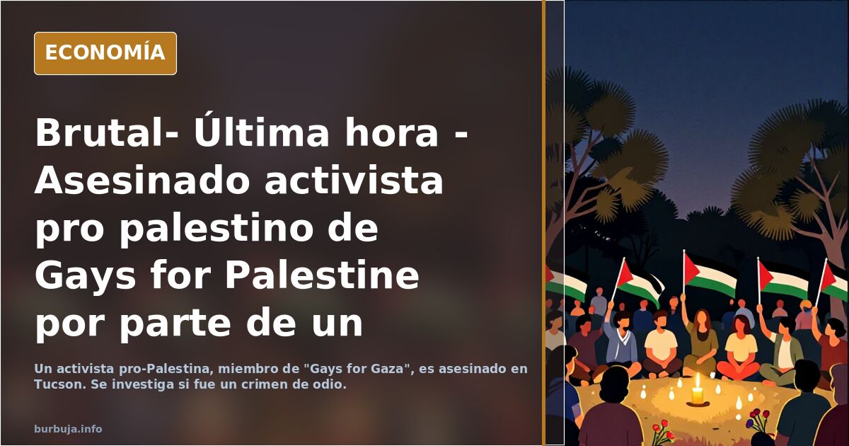 Brutal- Última hora - Asesinado activista pro palestino de Gays for Palestine por parte de un negro musulmán de Gambia en un crimen de odio anti LGTBI