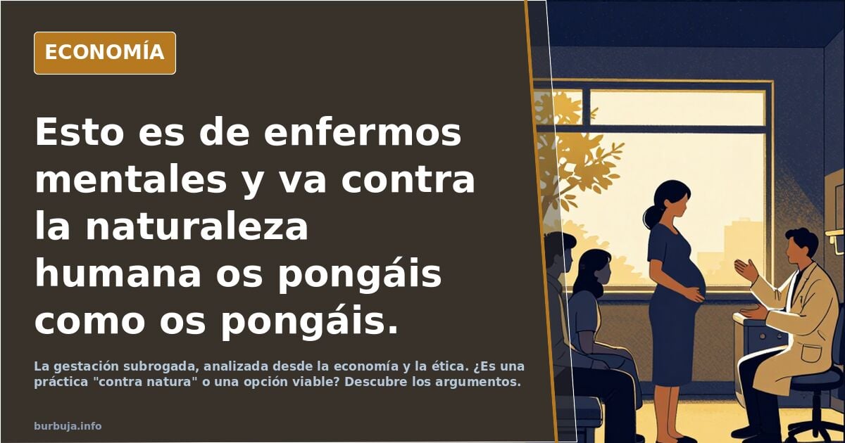 Esto es de enfermos mentales y va contra la naturaleza humana os pongáis como os pongáis.