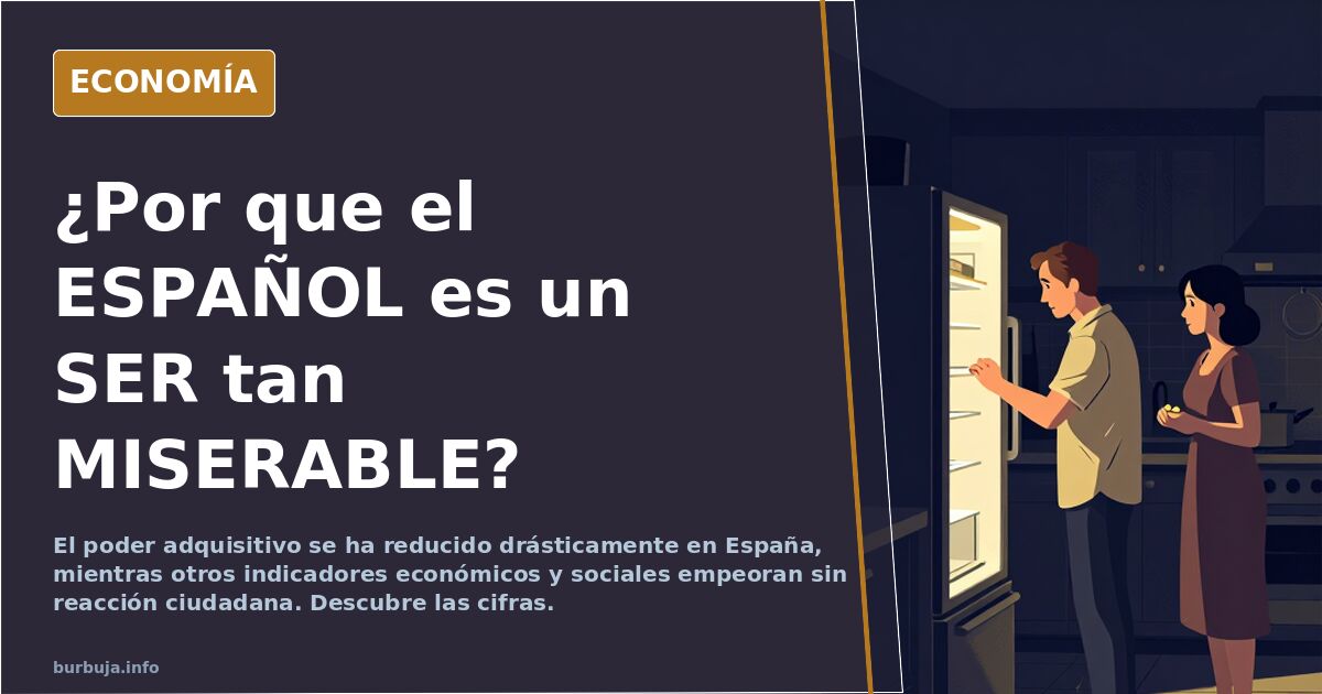¿Por que el ESPAÑOL es un SER tan MISERABLE?