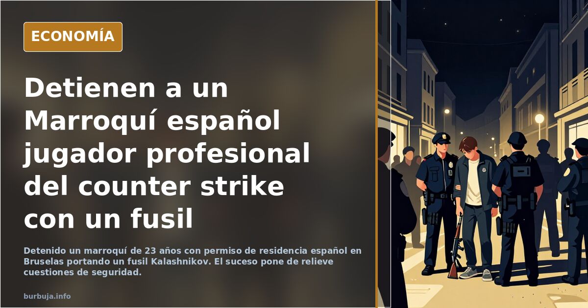 Detienen a un jovenlandés español jugador profesional del counter strike con un fusil kalashnikov.