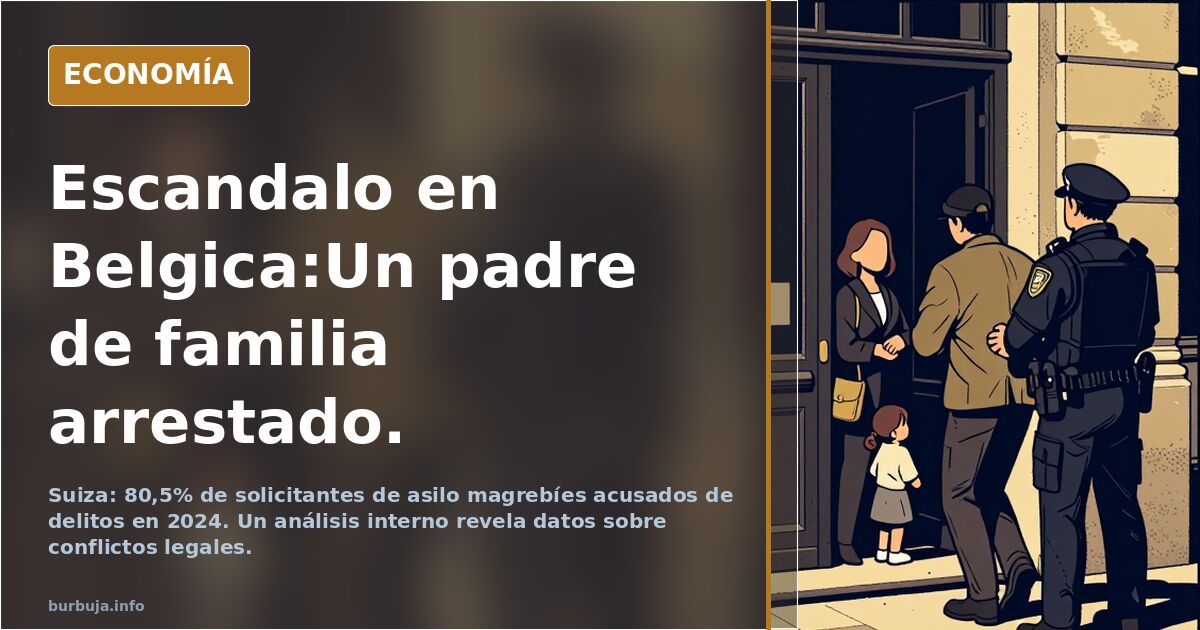 Escandalo en Belgica:Un padre de familia arrestado.