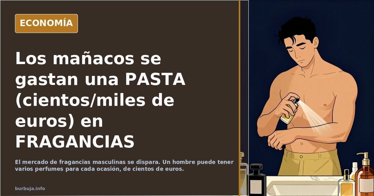Los mañacos se gastan una pasta en fragancias caras
