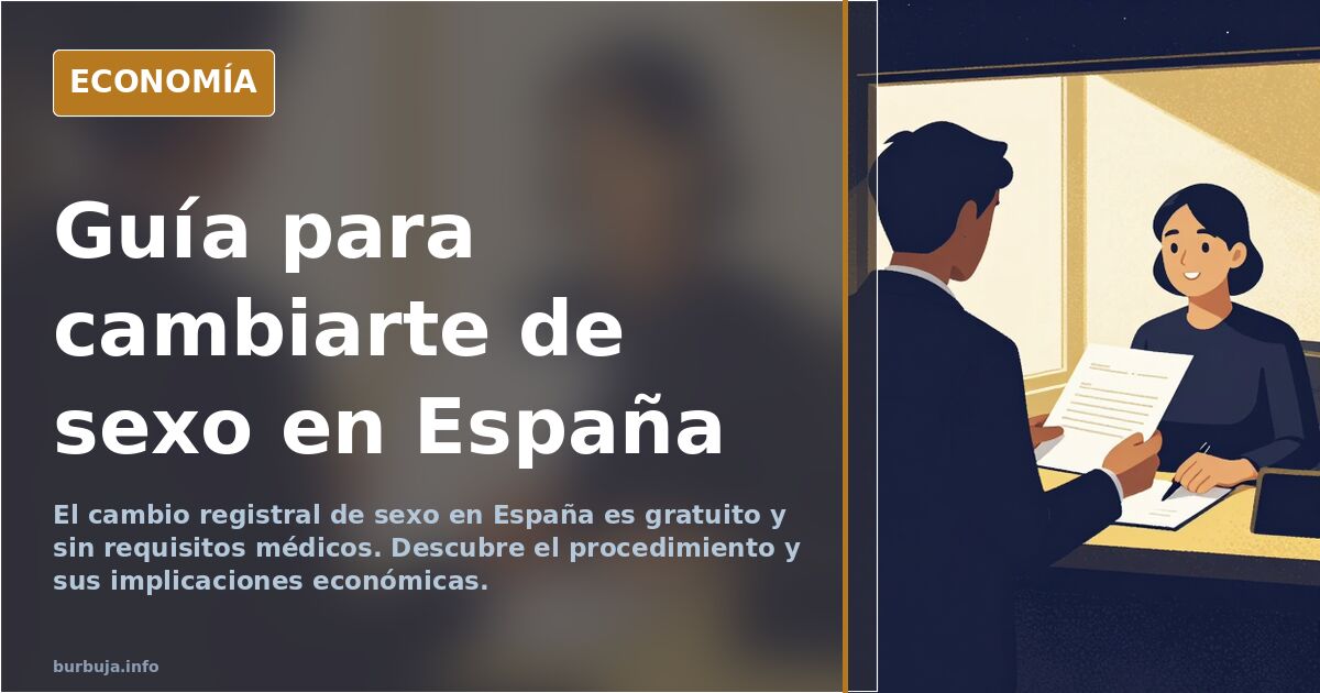 Guía para cambiarte de sesso en España