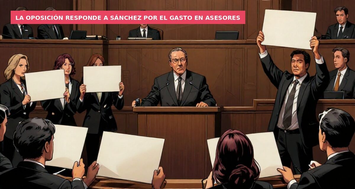 La oposición responde a Sánchez por el gasto en asesores