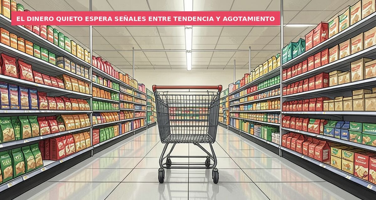 El dinero quieto espera señales entre tendencia y agotamiento