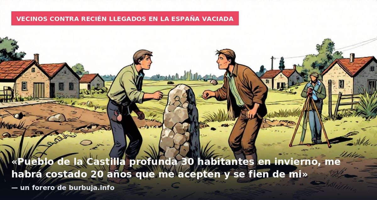 Pueblo pequeño, infierno grande: los repobladores y los locales