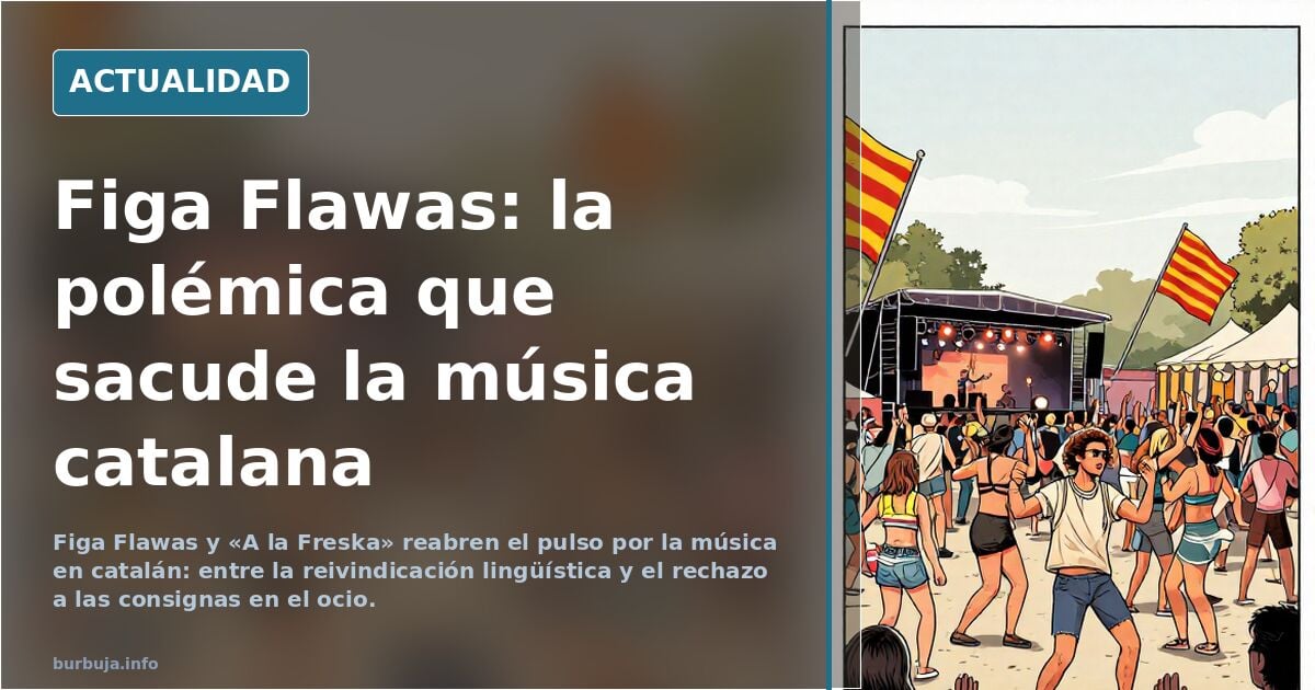Figa Flawas y el pulso por la música en catalán