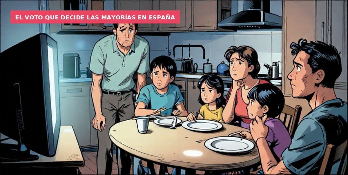 El voto que decide las mayorías en España