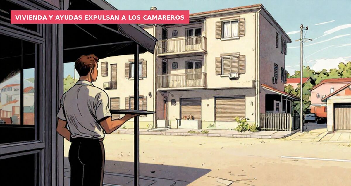 Vivienda y ayudas expulsan a los camareros