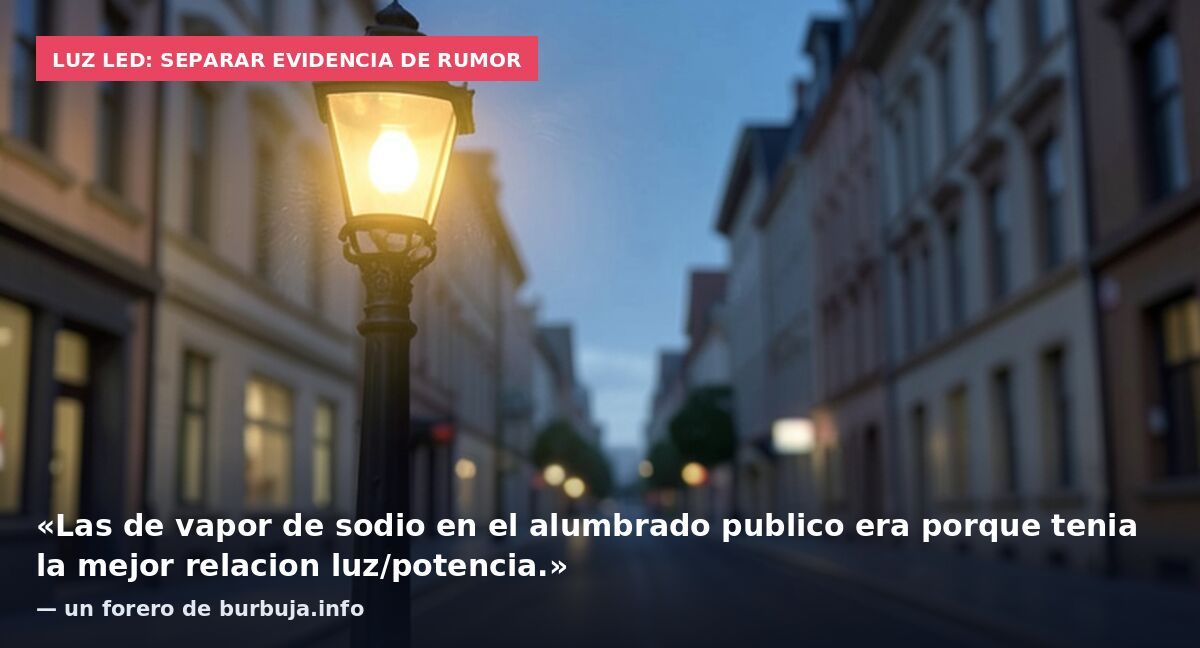 Nos han robado hasta la iluminación: la luz LED es perjudicial para la salud humana