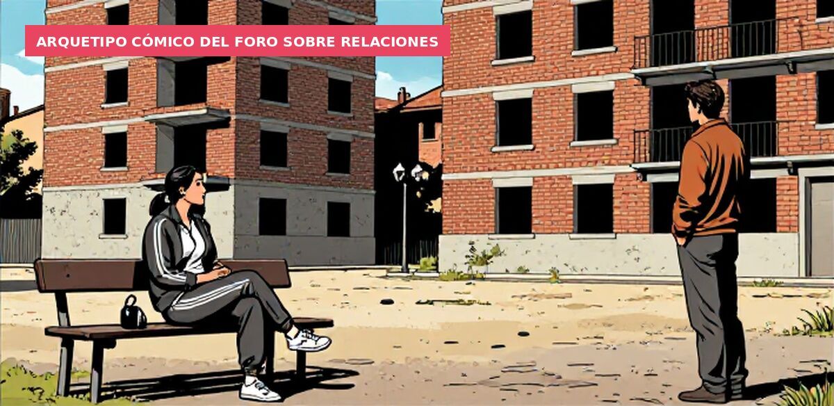 Arquetipo cómico del foro sobre relaciones