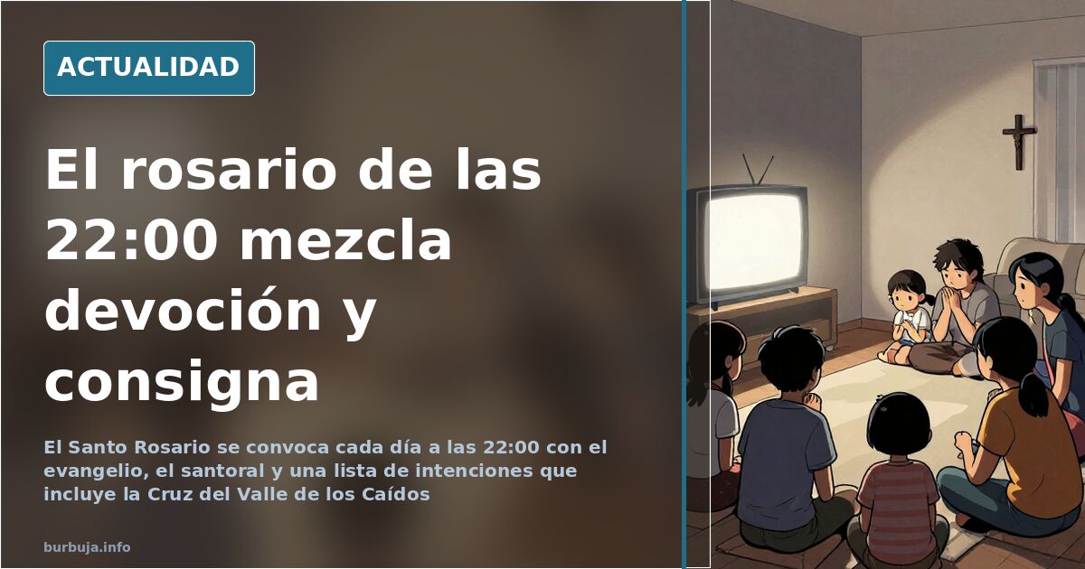 El rosario diario de las 22:00 en una comunidad financiera