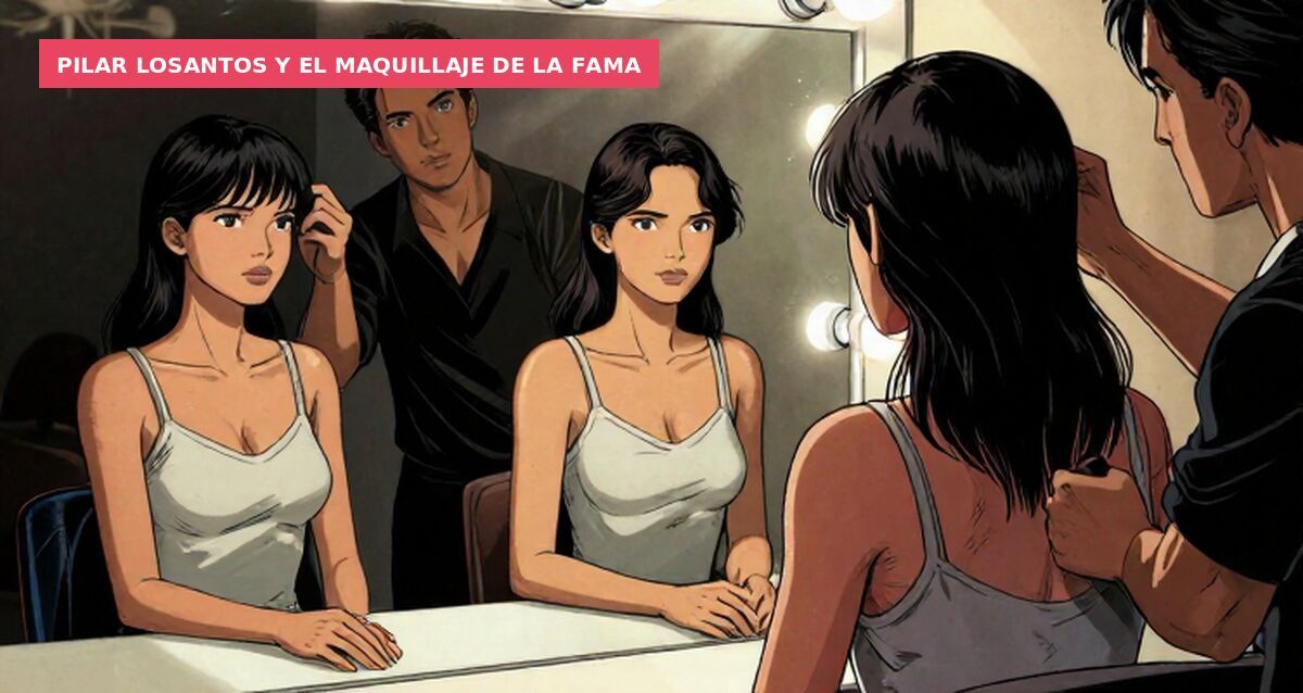 Pilar Losantos y el maquillaje de la fama